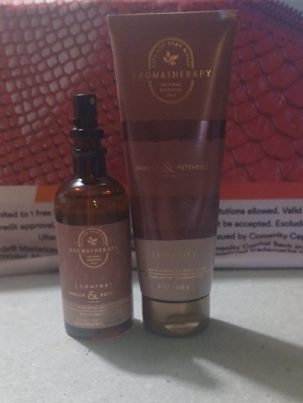 therapy Aromatherapy Vanilla & Patchouli Body Mist and Lotion - Brown